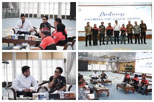 Gubernur Sumut Bobby Nasution Puji Soliditas Komunitas Vespa, Dukung Gelegar Mania 5 di Binjai Oktober 2026