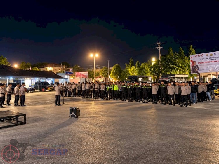 Polres Sumba Barat Gelar Apel Siaga Malam, Wakapolres Tekankan Kewaspadaan Personel Gabungan