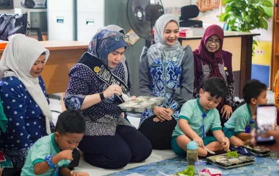 Bunda PAUD Banjarbaru Pantau Tumbuh Kembang dan Gizi Anak Usia Dini
