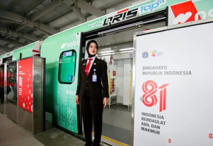Nobu Bank Pasang QRIS Tap di LRT Jakarta, Lintas Kelapa Gading-Manggarai 12,2 Km