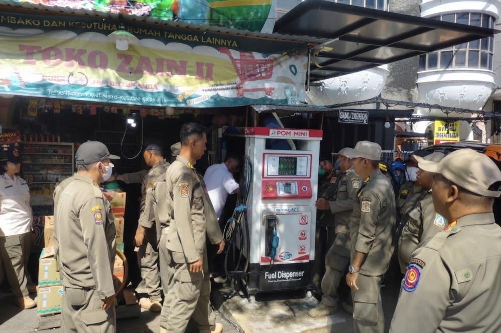 Pemkot Balikpapan Tertibkan 700 Titik Pom Mini dan BBM Eceran, Satpol PP Turunkan Lima Regu