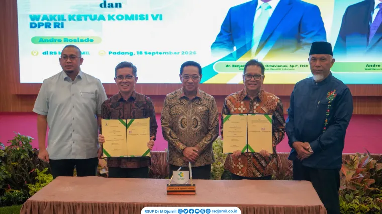 RS M Djamil Gandeng BPOM, Bio Farma, Kimia Farma Hilirisasi Riset