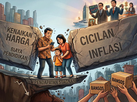Kelas Menengah RI Susut 10 Juta Jiwa Sejak 2019, Tersisa 46,7 Juta