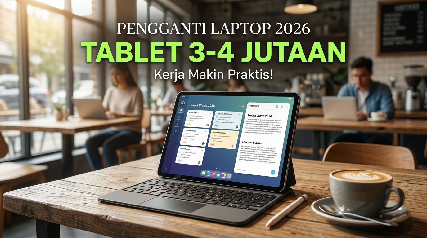 5 Tablet Murah 3 Jutaan yang Bisa Gantikan Laptop