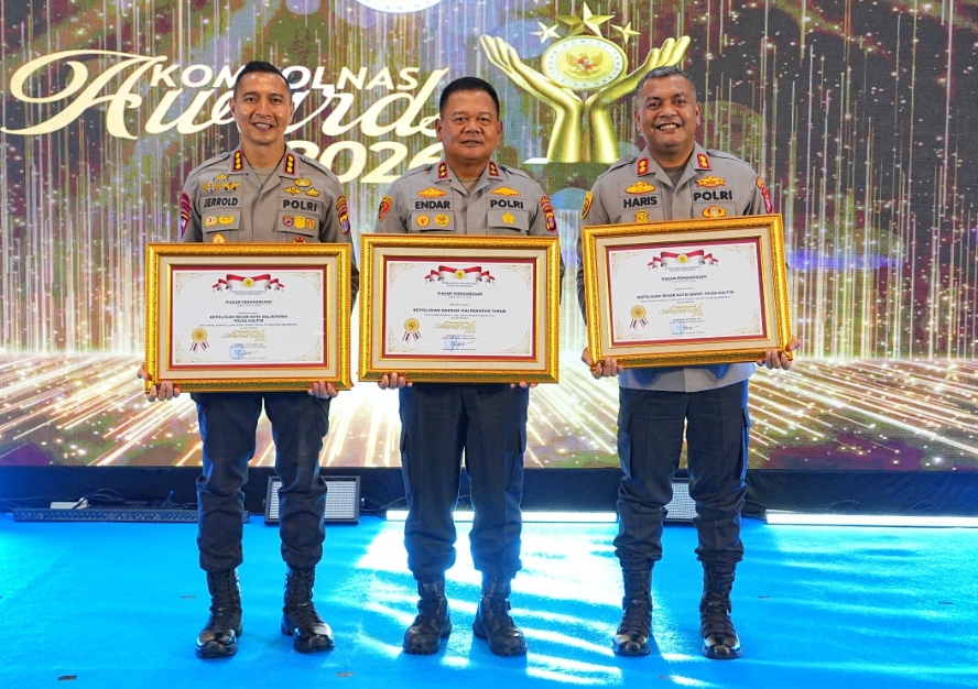 Polda Kaltim dan Polres Kutai Barat Raih Kompolnas Awards, Bukti Kinerja Pelayanan Publik Diakui