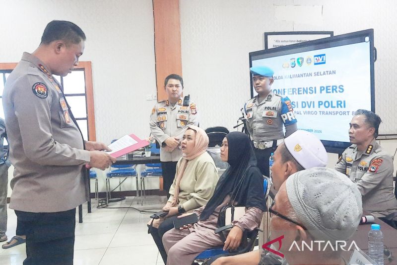 DVI Polda Kalsel Identifikasi Tiga Korban KM Virgo Transport 8