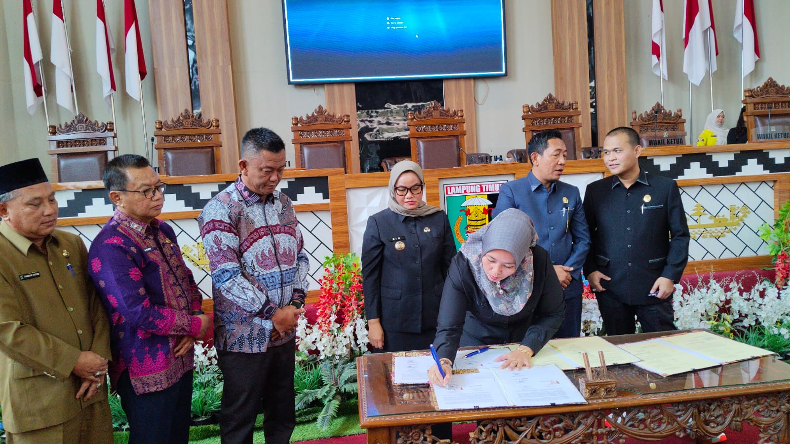 DPRD dan Pemkab Lampung Timur Sepakati Perubahan APBD 2026, Bupati Minta OPD Percepat Program