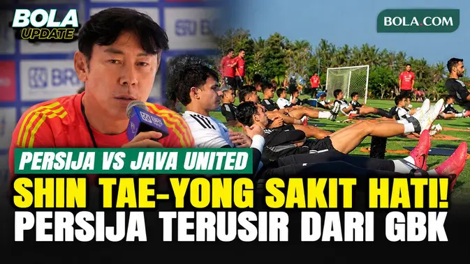 Laga Kandang Persija vs Java United Digelar di Bali, Shin Tae-yong Siap