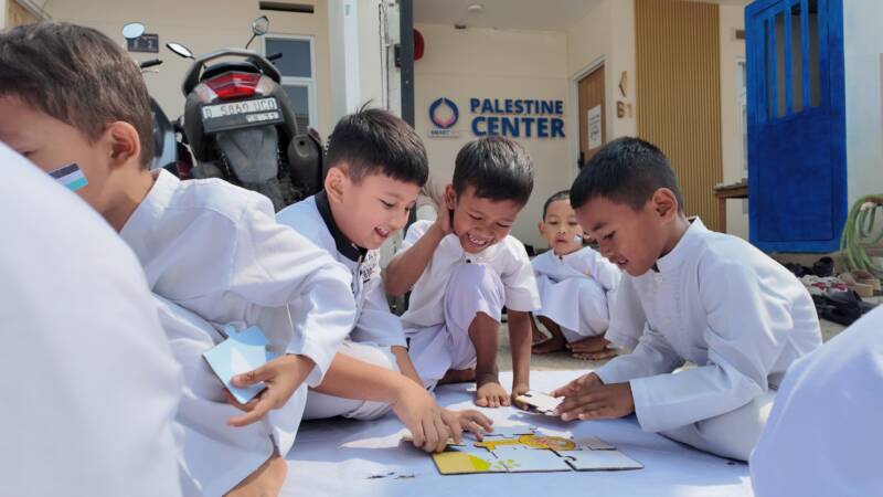 35 Anak TK di Sumedang Belajar Sejarah Palestina lewat Permainan Interaktif di Palestine Center 171