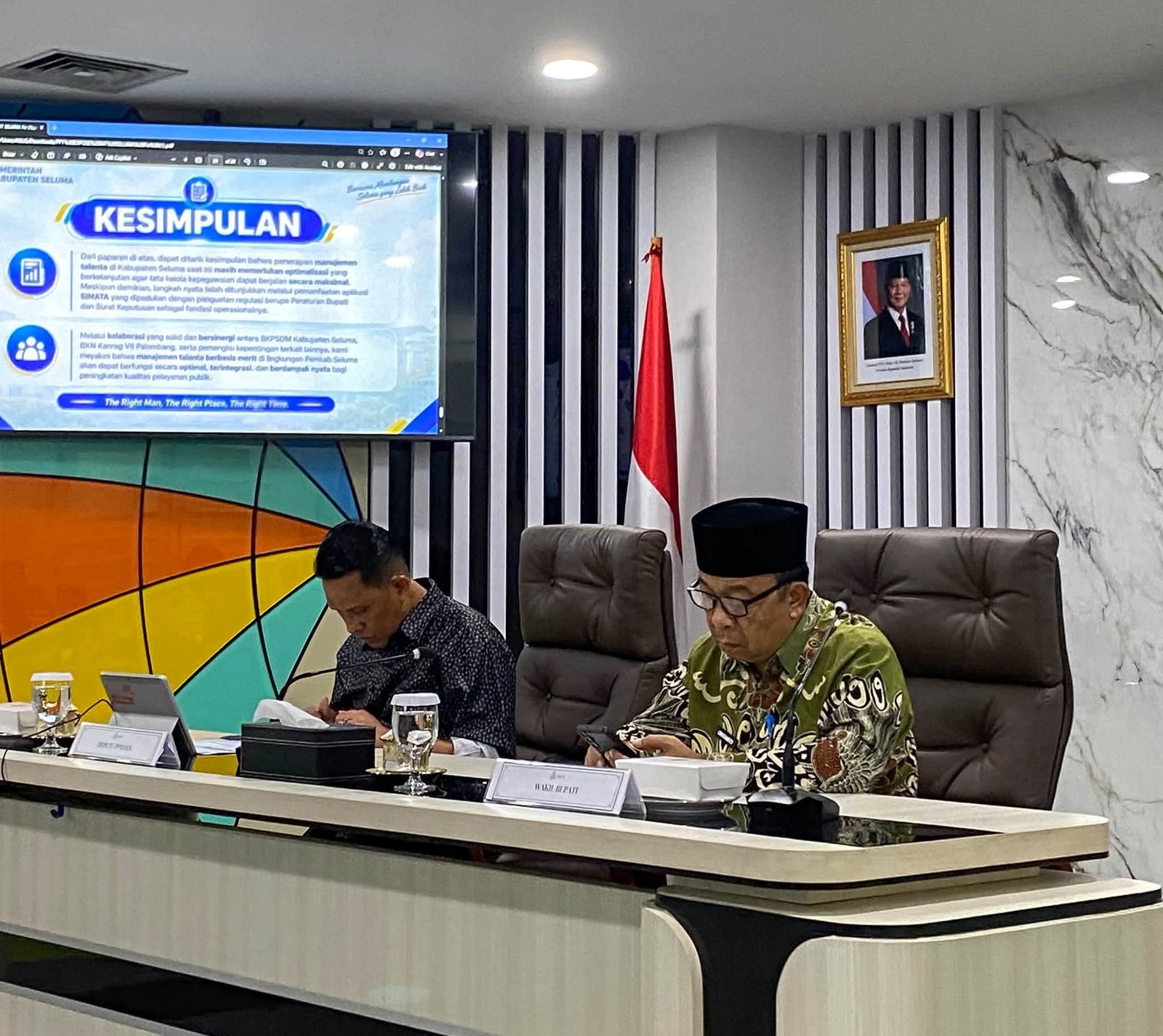 Wabup Seluma Gustianto Pastikan Pemkab Siap Terapkan Manajemen Talenta ASN, Paparkan Kesiapan di Kantor Pusat BKN Jakarta