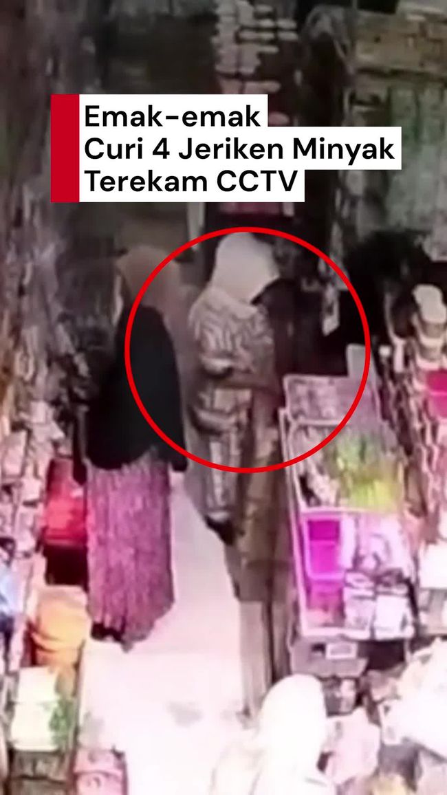 Fakta di Balik Video Viral Emak-emak Curi 4 Jeriken Minyak Goreng di Polman
