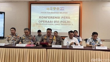 Tim DVI Polda Kalsel Identifikasi 3 Jenazah Korban Kapal Virgo, Total 9 Korban Dikenali