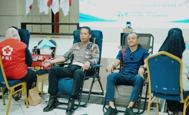 Ditlantas Polda Gorontalo Gelar Donor Darah hingga Anjangsana Purnawirawan Jelang Hari Lalu Lintas Bhayangkara ke-71