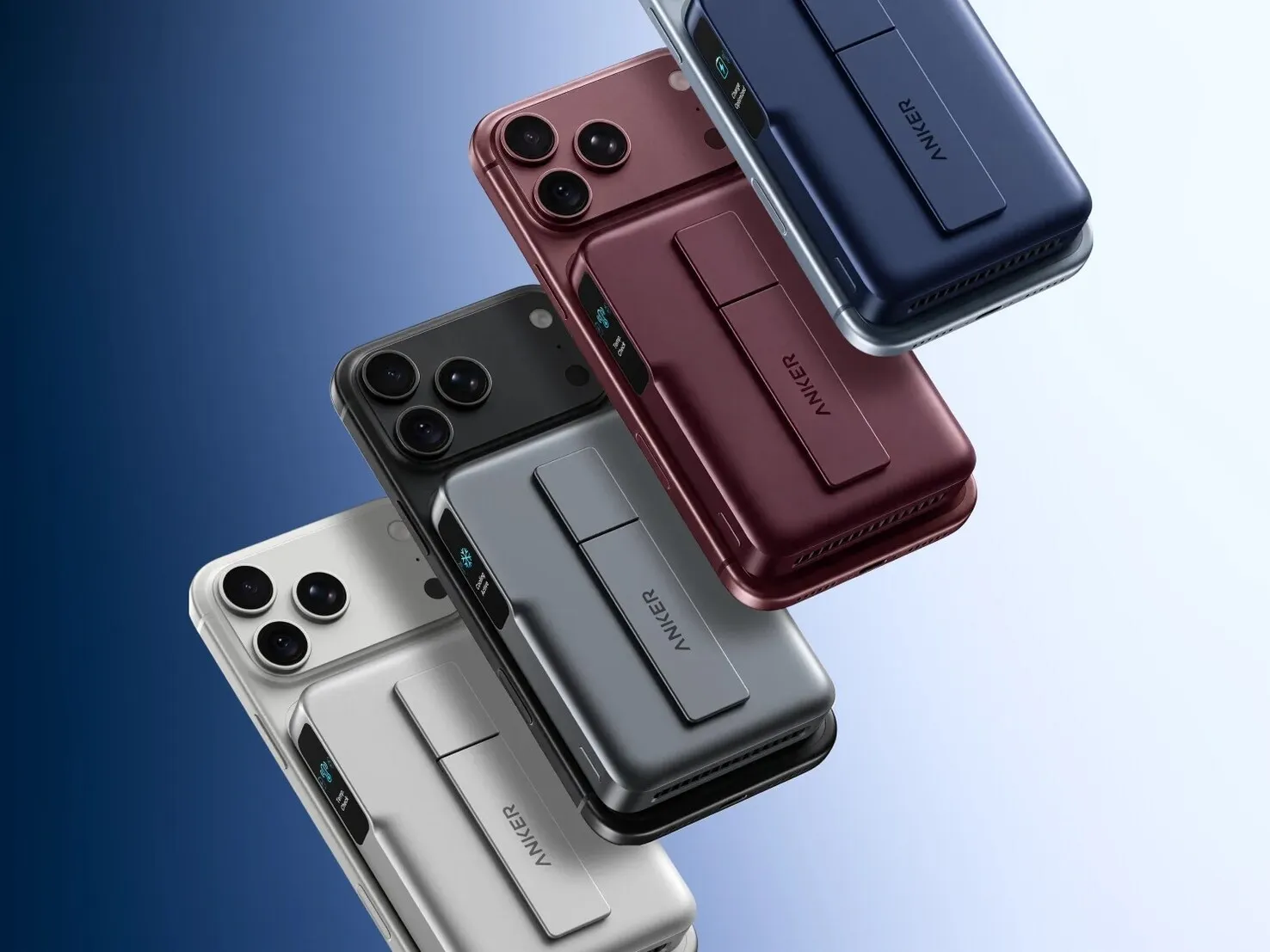 Anker MagGo 2 Pro Meluncur, Power Bank Wireless 25W Berkipas Internal