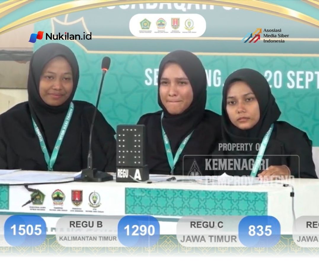 Tim Fahmil Qur'an Putri Aceh Juara Pertama MTQN 2026, Kumpulkan 1.505 Poin di Semarang
