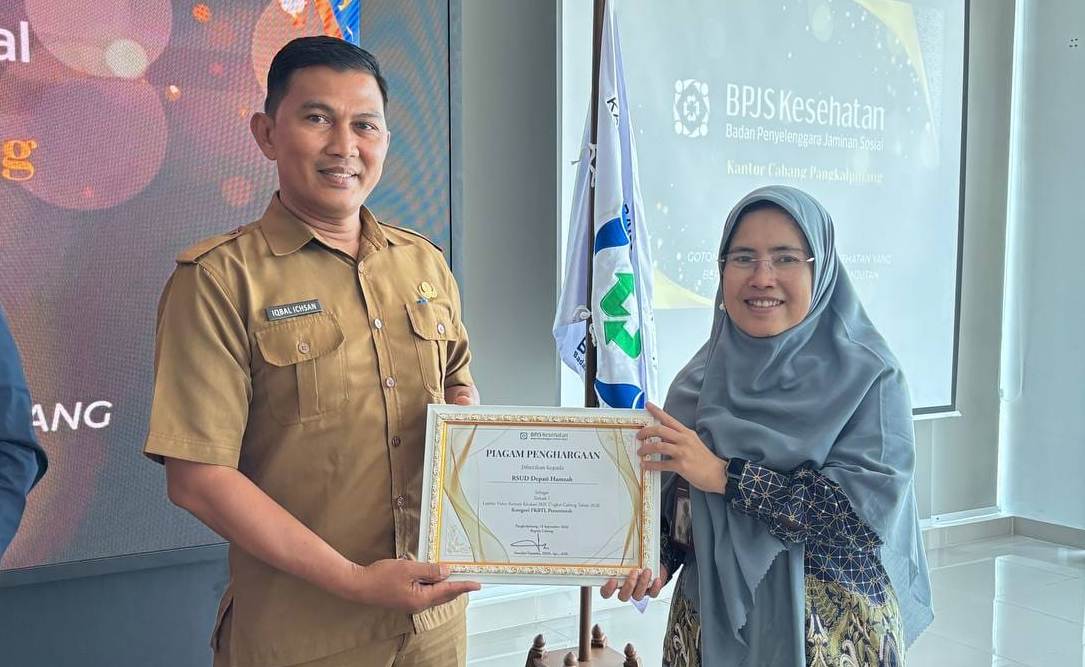 RSUD Depati Hamzah Pangkalpinang Raih 2 Penghargaan Program JKN 2026 BPJS Kesehatan