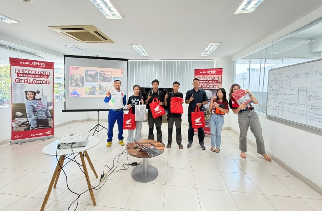 40 Karyawan Grup Astra di Makassar Ikut Company Visit Asmo Sulsel, Belajar Safety Riding hingga Riding Test