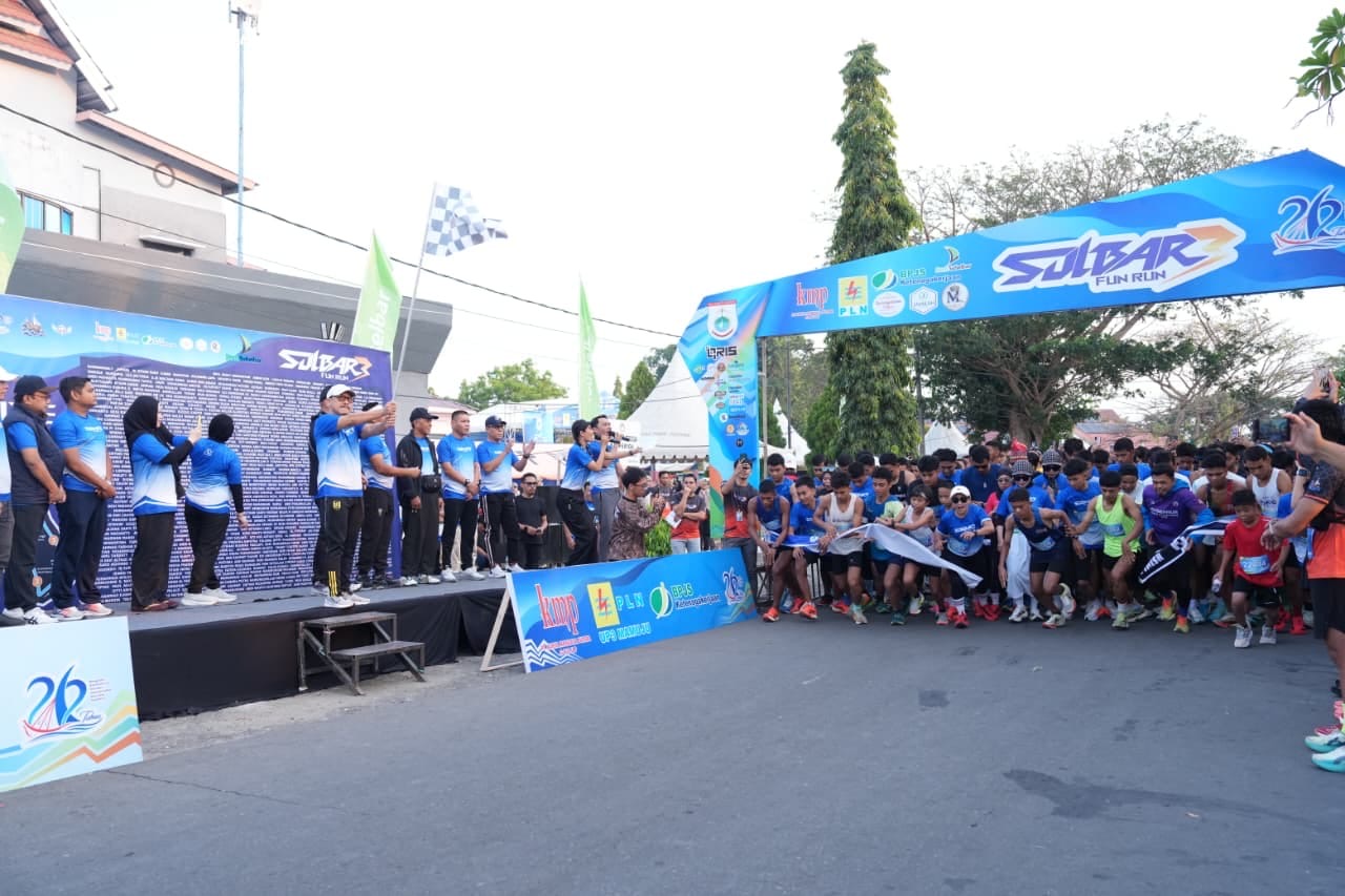 Pemprov Sulbar Gelar Fun Run 2026 Sambut Hari Jadi ke-22, Gubernur Targetkan Jadi Agenda Tahunan