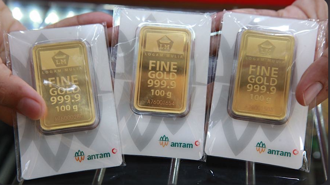 Harga Emas Antam Bertahan Rp2,638 Juta per Gram, Buyback Rp2.473.000