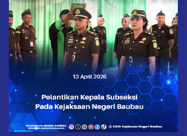 Jaksa Franca Monica Sayogi Resmi Jabat Kasubsi Datun Kejari Bitung, Pernah Bertugas di Sultra