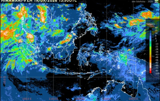 BMKG Prakiraan Cuaca 20 September 2026: Bandar Lampung Hujan Disertai Petir, 8 Ibu Kota Provinsi Berawan Tebal