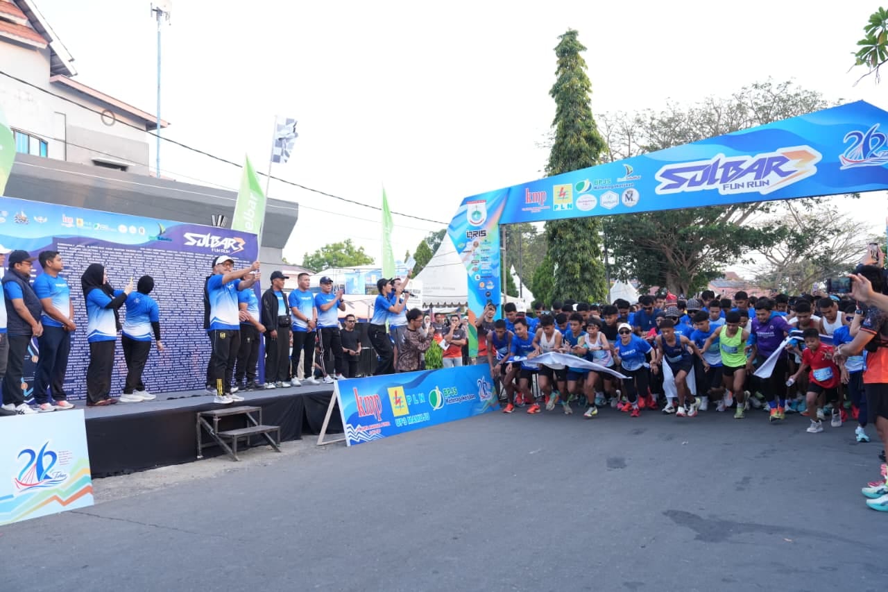 Gubernur Sulbar Suhardi Duka Ingin Fun Run Jadi Agenda Tahunan Usai Digelar Perdana di Hari Jadi ke-22