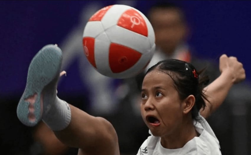 Sumaya Raih Perak Pertama Indonesia di Teqball Asian Games 2026