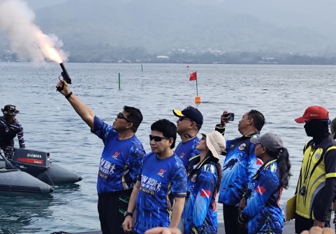 61 Penyelam dari 8 Kota Ramaikan Kejurnas Selam di Laut Ambon, Kodaeral IX Sebut Perairan Paling Ideal