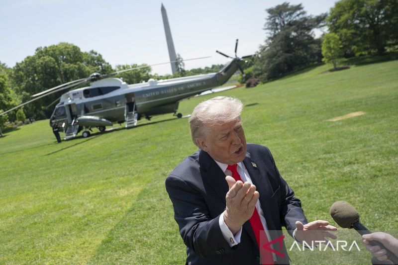 Trump Pangkas Kunjungan Camp David, Kembali ke Gedung Putih Malam Ini