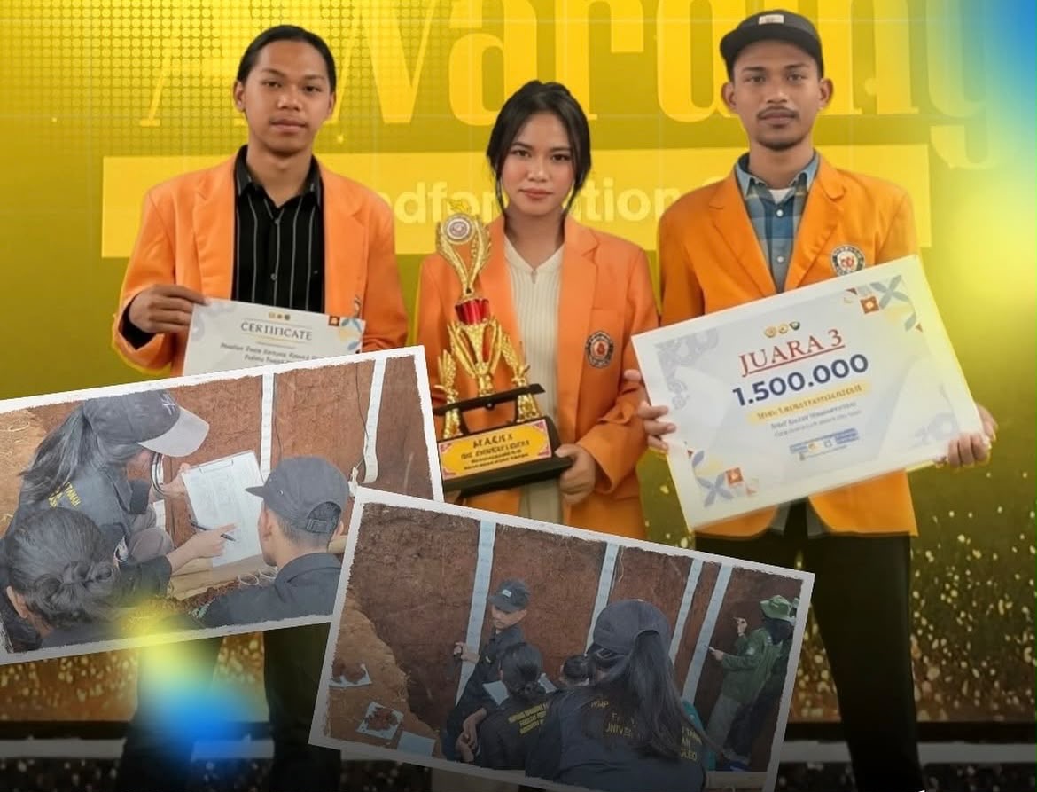 3 Mahasiswa UHO Raih Juara 3 Soil Judging Contest 2026 di Unpad, Kalahkan Peserta Lintas Kampus