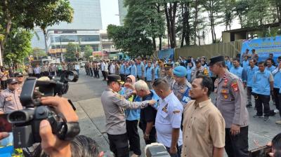 Polres Jakpus, TNI, dan Pemkot Gelar Apel Jaga Warga, 272 Personel Dikerahkan