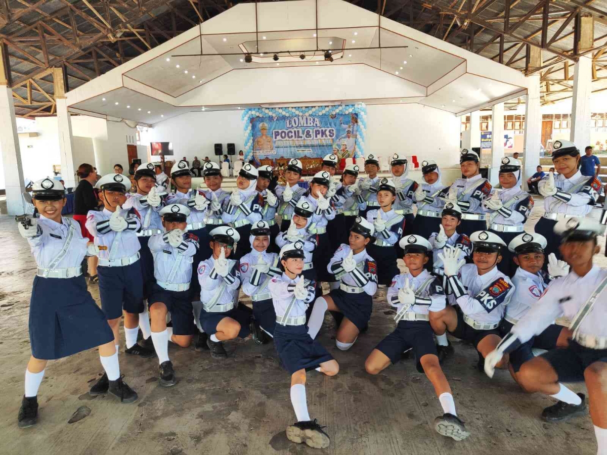 PKS Polres Bitung Raih Juara 2 Terbaik se-Sulawesi Utara, Bukti Disiplin Anggota di Lingkungan Sekolah