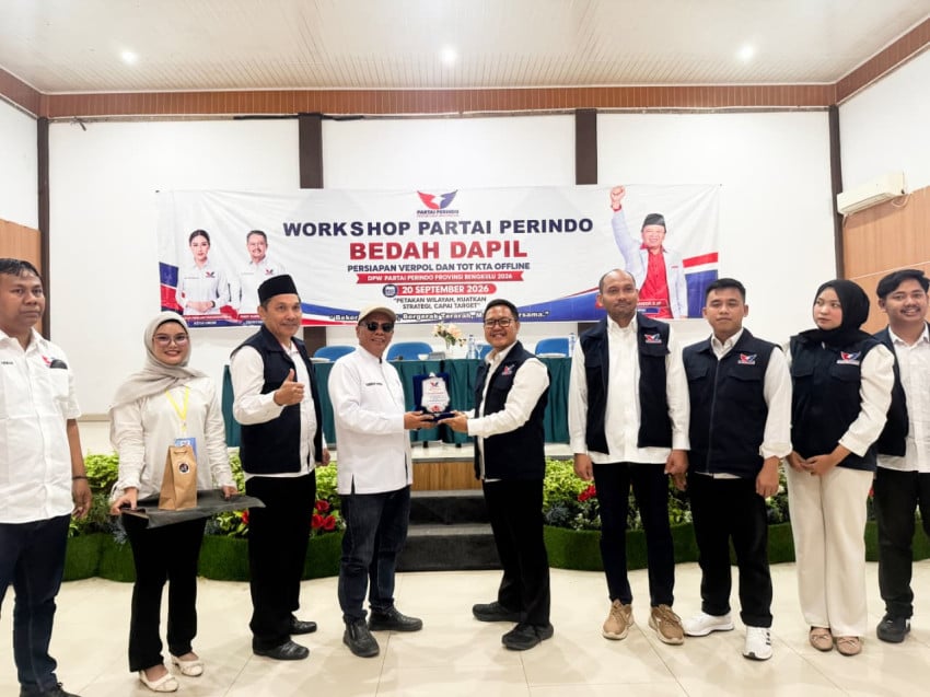 Partai Perindo Bengkulu Bedah 9 Dapil di Workshop Konsolidasi, Target 1 Kursi per Daerah pada Pemilu 2029