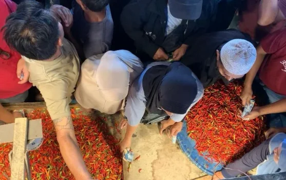 2,5 Ton Cabai Probolinggo Kembali Masuk Sulut, 1,2 Ton Disalurkan ke Pasar Bersehati Manado