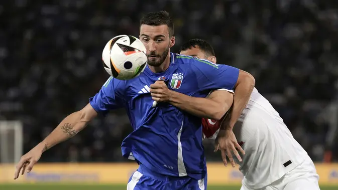 Bryan Cristante Absen dari Timnas Italia karena Lumbago, Samuele Ricci Dipanggil