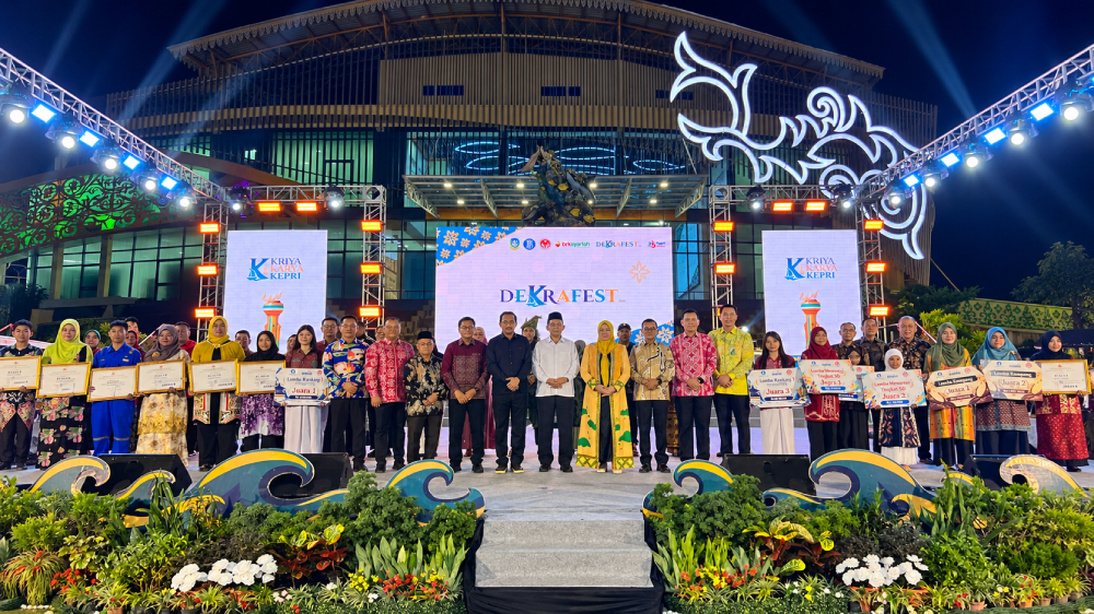 Dekrafest 2026 di Tanjungpinang Pamerkan 52 Stan Kriya, Gubernur Kepri Sebut Panggung Identitas Budaya