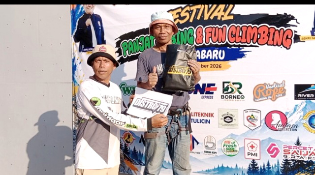 FPTI Kotabaru Gelar Festival Panjat Tebing dan Fun Climbing, Diikuti Perwakilan Lanal hingga Wartawan PWI