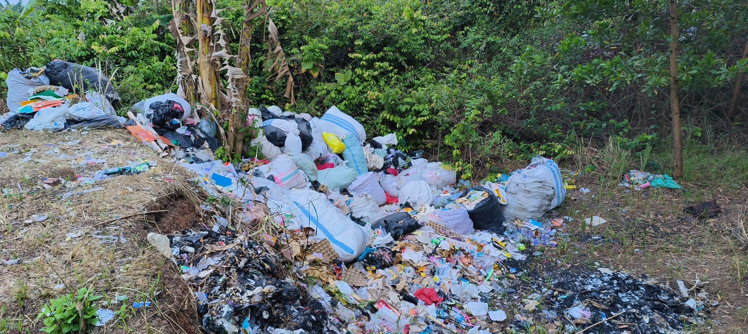 Warga Karang Sari Lampung Selatan Geram, Bekas Galian Tol di Pal 6 Berubah Jadi TPA Ilegal