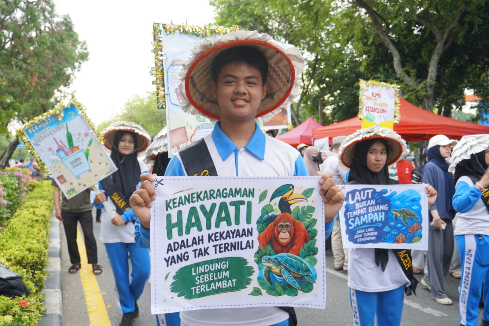Walhi Aceh Kampanyekan Keadilan Ekologis di CFD Banda Aceh, Catat 8.550 Hektare Kerusakan PETI