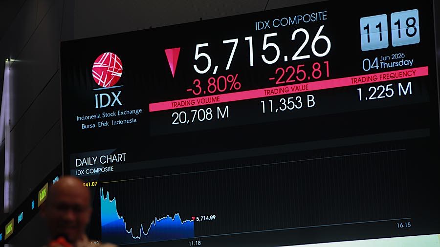 IHSG Melemah 0,69% ke 6.396, Satu-satunya Bursa Asia yang Turun Pagi Ini