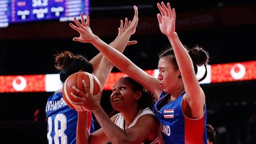 Timnas Basket Putri Indonesia Kalah 41-110 dari China di Asian Games 2026