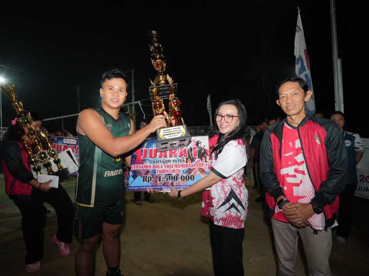 Bupati Landak Karolin Tambah Bonus Pribadi untuk Juara Mamuraja Cup 2026, Turnamen Voli yang Tertunda Akibat Asap