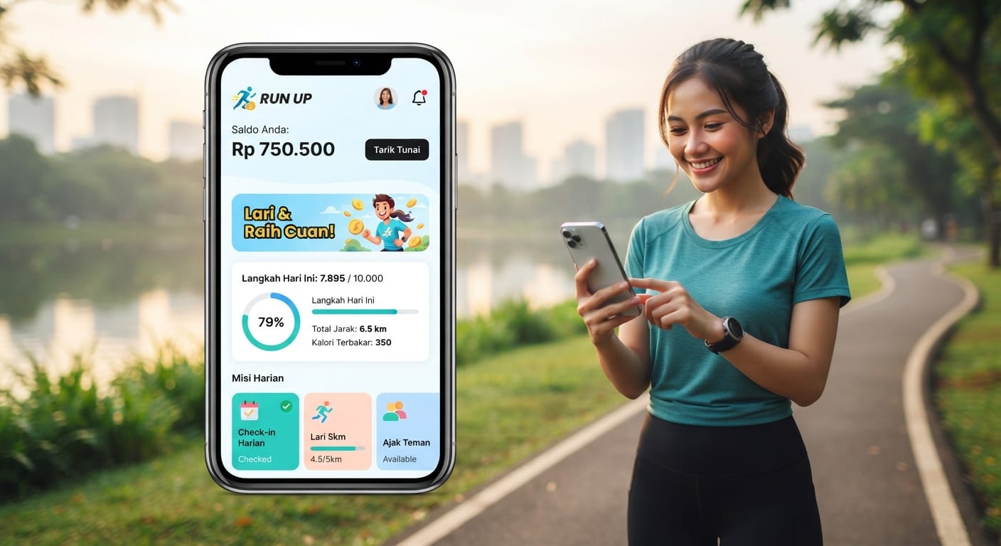 Up Run, Game Penghasil Saldo DANA Viral dengan 50.000 Unduhan