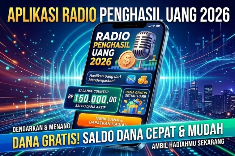 Aplikasi Radio Rilis 9 Mei 2026, Klaim Saldo Dana Gratis Dipertanyakan