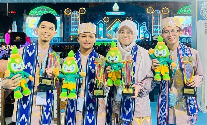 4 Putra Putri Paser Antar Kaltim Juara Umum MTQN ke-31 di Semarang dengan 288 Poin