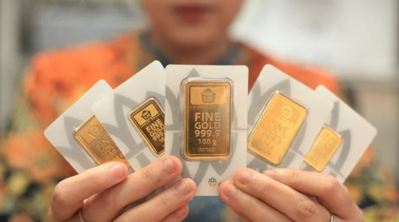 Harga Emas Antam Turun Rp10.000 Jadi Rp2,628 Juta per Gram di Awal Pekan
