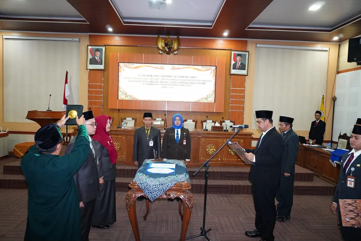 Bupati Jepara Witiarso Lantik 29 Pejabat, Direktur RSUD R.A. Kartini Digeser Jadi Staf Ahli
