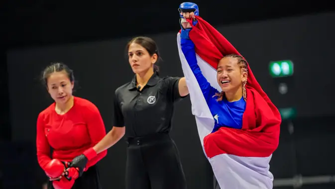 Vallensia Fahira Kalah 0-3 dari Atlet Thailand, Indonesia Raih Perunggu MMA Asian Games 2026