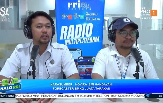 BMKG Tarakan Prakirakan Hujan Guyur Tarakan dan Malinau Pagi Ini, Siang Mayoritas Cerah Berawan