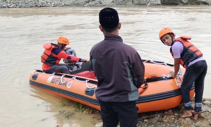 Warga Aceh Barat Daya Terseret Arus Sungai Krueng Cut Ditemukan Meninggal di Hari Keempat Pencarian
